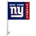 NFL Car Flag w/Bracket: New York Giants